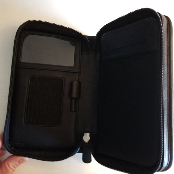 COACH Leather Mini Portfolio - Picture 9 of 15